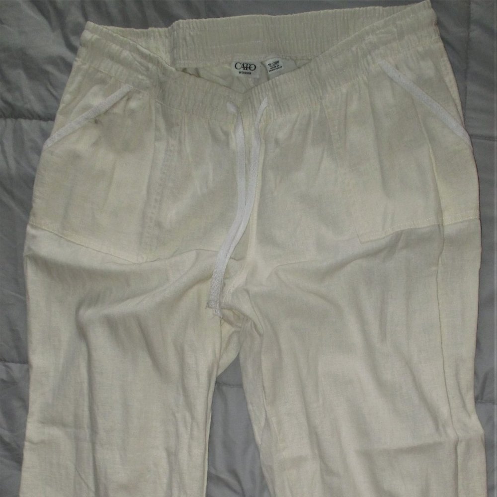 Size 16 Cato Linen Faded Glory Capri Bundle